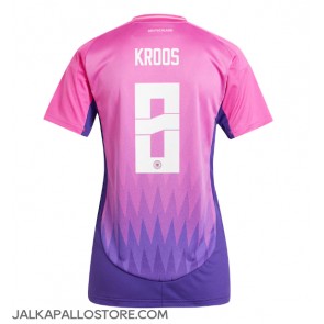 Saksa Toni Kroos #8 Vieraspaita Naisten EM-Kisat 2024 Lyhythihainen